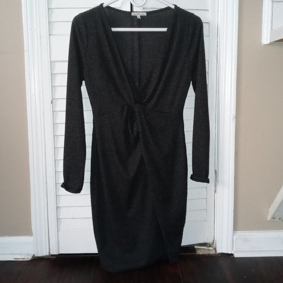 Charlotte Russe Dresses & Skirts - Charlotte Russe Dark Gray Bodycon Dress